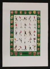Untitled by Peter Blake, Sir Peter Blake RA (b.1932) ‘F is for Football’ screenprint in colours, sold Jan 2021