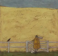 Sam Toft, Untitled, mixed media 33 x 33cm Provenance: with John Noott Galleries