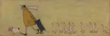 Sam Toft, Untitled, mixed media 24.5 x 70cm Provenance: with John Noott Galleries