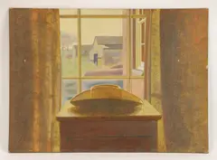 David Tindle, Untitled, egg tempera on board 43 x 58cm