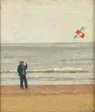 Margaret Green, Untitled, oil on board 25 x 20.5cm .