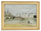 Richard Beer, Untitled, oil on canvas 77 x 110cm .