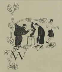 Untitled by Eric Gill, Physick: 157; Ship wood engraving image 60 x 71mm Collection: EG: 08, sold Jan 2021