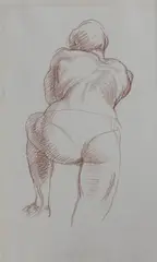 Randolph Schwabe, Untitled, pencil and chalk various sizes