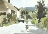 John Yardley, Untitled, watercolour 21 x 29cm .