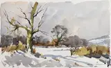 Edward Wesson, Untitled, watercolour 38.5 x 56cm