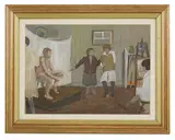 Constance Mary Hoopell, Untitled, watercolour and gouache over pencil on grey paper 23.5 x 33.5cm (2)