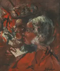 Bernhard Sickert, Untitled, oil on canvas 31 x 26cm