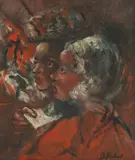 Bernhard Sickert, Untitled, oil on canvas 31 x 26cm