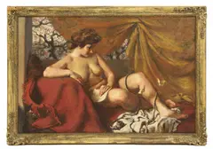 Untitled by Henry Arthur Richard Bird, oil on canvas 81 x 122cm ., sold Jan 2021