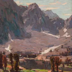 Edgar Alwin Payne, Home of Golden Trout, Sierras, oil on canvas