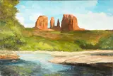 Robert Wood, Crossing at Red Rock, Sedona Arizona