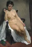 Emil Kosa Jr., A Seated Nude