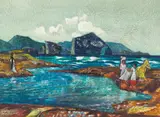 Millard Sheets, The Bay, Puerto Vallarta