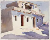 Stanley Wood, Adobe, 1926; Farmhouse, 1920 (a pair)