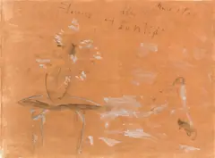Nicholas Africano, Flowers and Sunlight, 1988, watercolor on paper