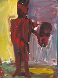 Siegfried Anzinger, Untitled, 1982, waterbase paint on paper