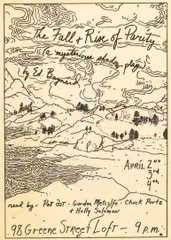 Ed Baynard, The Fall and Rise of Parity, marker on tracing paper