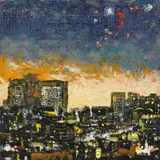 John Bowman, Happy New Year, 1988, oil and acrylic on linen