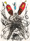Fab Five Freddy, Untitled, 1986, chalk and paint on paper
