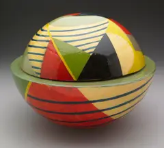 Gary Burnley, Untitled, 1980, della Robbia glaze on hydrocal
