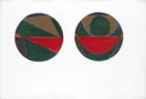 Gary Burnley, Andalusia Group, 1979, della Robbia glaze on paper