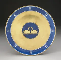 Biagio Caldarelli, Piatto ed Anfora, 1990, glazed ceramic
