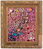 Arch Connelly, Holly's Card, 1987, mixed media in found frame
