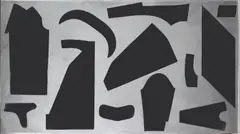 Suzan Etkin, 1854, 1988, mixed media on reflective mylar
