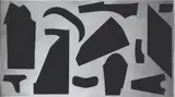 Suzan Etkin, 1854, 1988, mixed media on reflective mylar