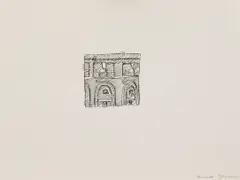 Denise Green, Untitled (bird), 1976, ink on paper