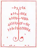 John Hatfield, Study for Sex Tree, 1994, ink on paper