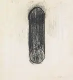 Jene Highstein, Untitled, 1973, charcoal on paper