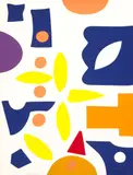 Shirley Jaffe, Untitled, 1991, silkscreen printed on Rives paper with printer's blindstamp