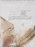 Elisa Jiménez, Where the Bees Suck Go I (Proposal Performance), 1997, ink, wax and fabric on paper