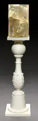 Sean Landers, Electra and Orestes, 1989, plaster, polyester, resin, and wood