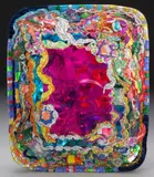 Thomas Lanigan-Schmidt, Untitled, 1997, aluminum foil tray, pipe cleaners, plastic wrap, staples, and other mixed media