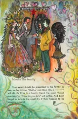 Thomas Lanigan-Schmidt, Mother and Dad, This is..., 1971, watercolor, ink, glitter, on printed page
