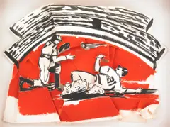 Kim MacConnel, Red Sliding, 1980, gouache on cut and folded paper