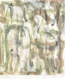 Melissa Meyer, VSC XXIX, 1992, monoprint in colors on wove paper