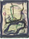 Melissa Meyer, XVII, 1990, monotype on wove paper