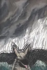 Mark Milloff, Dog in Storm, 1982, pastel on paper