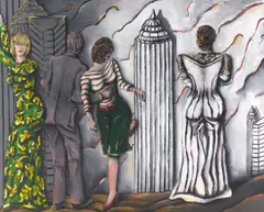 Michael Mogavero, Never Stop No Dancing, 1981, acrylic on canvas