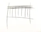 Richard Nonas, Untitled, 1973, charcoal on paper