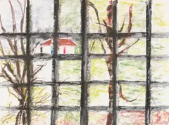 Adjong Park, Untitled, 1993, pastel on paper