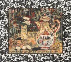 Izhar Patkin, The Gathering, 1987, oil, screen, metal leaf
