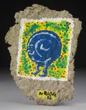 Hervé Di Rosa, Untitled, 1982, acrylic on paper pulp