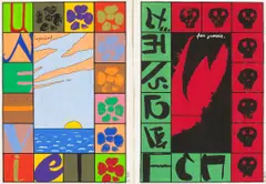 Cependant/Plus Jamais by Hervé Di Rosa, 1978, tempera on paper, sold Nov 2005