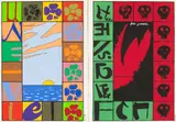 Hervé Di Rosa, Cependant/Plus Jamais, 1978, tempera on paper