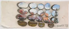 Untitled by Cindy Tower, 1993, oil on wood on canvas, offered Nov 2005